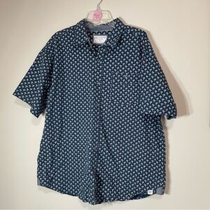 Free Planet Men's Navy  Pattern Shirt ~ Size 2X 
Tropical or‎ Caribbean